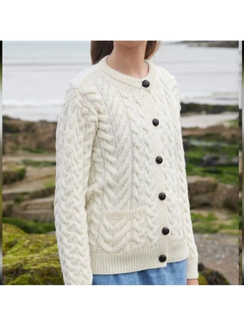 919 Blarney Woollen Mills Supersoft Merino Wool Aran Lumber Small